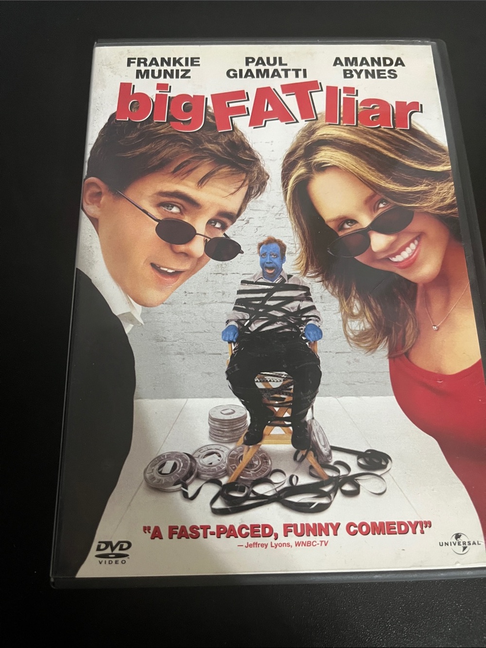 Big Fat Liar DVD Movie - White, Red, Black